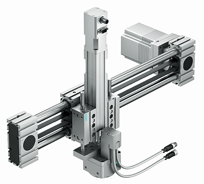 Electric linear gantry YZ with rotary drive